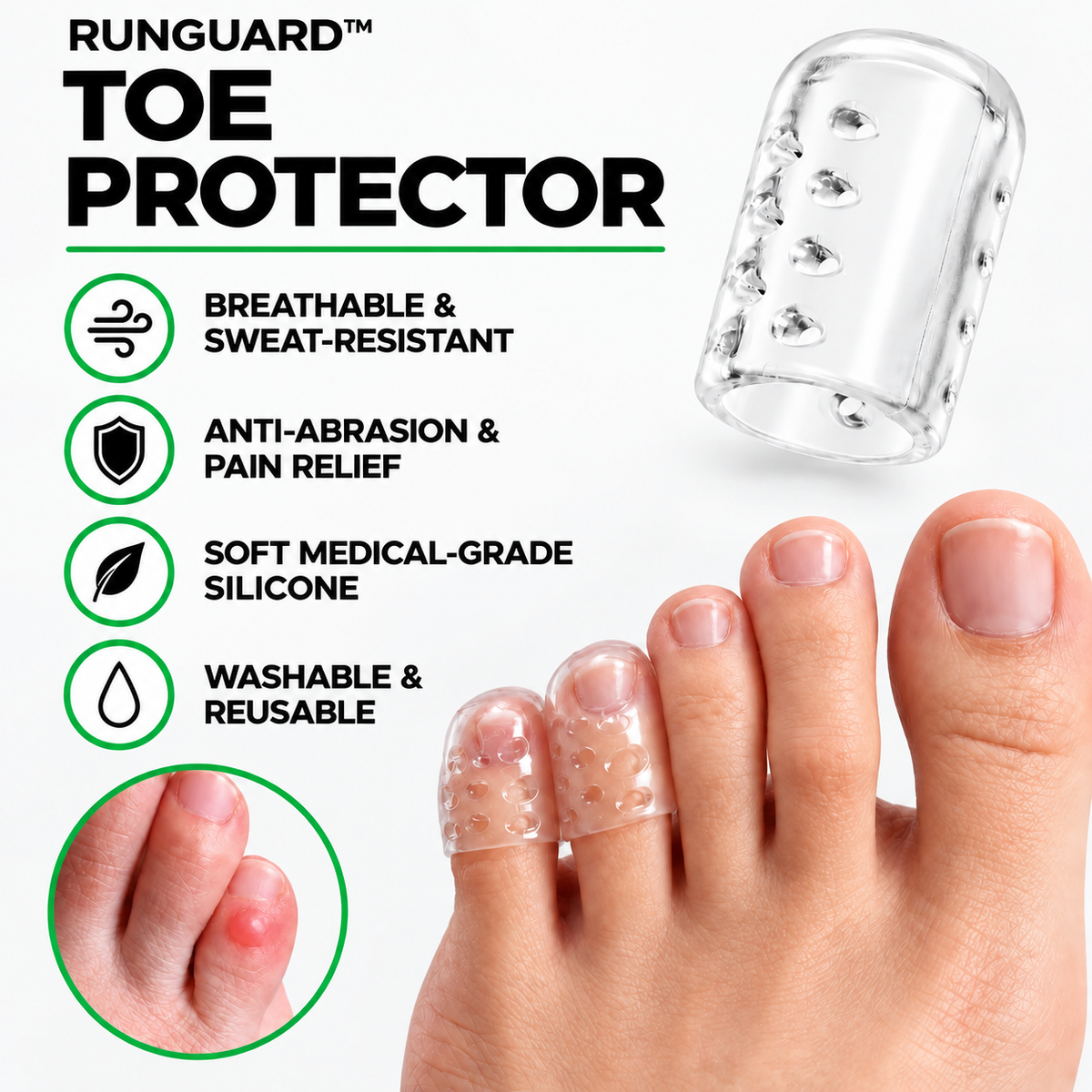 RunGuard™ Toe Protectors
