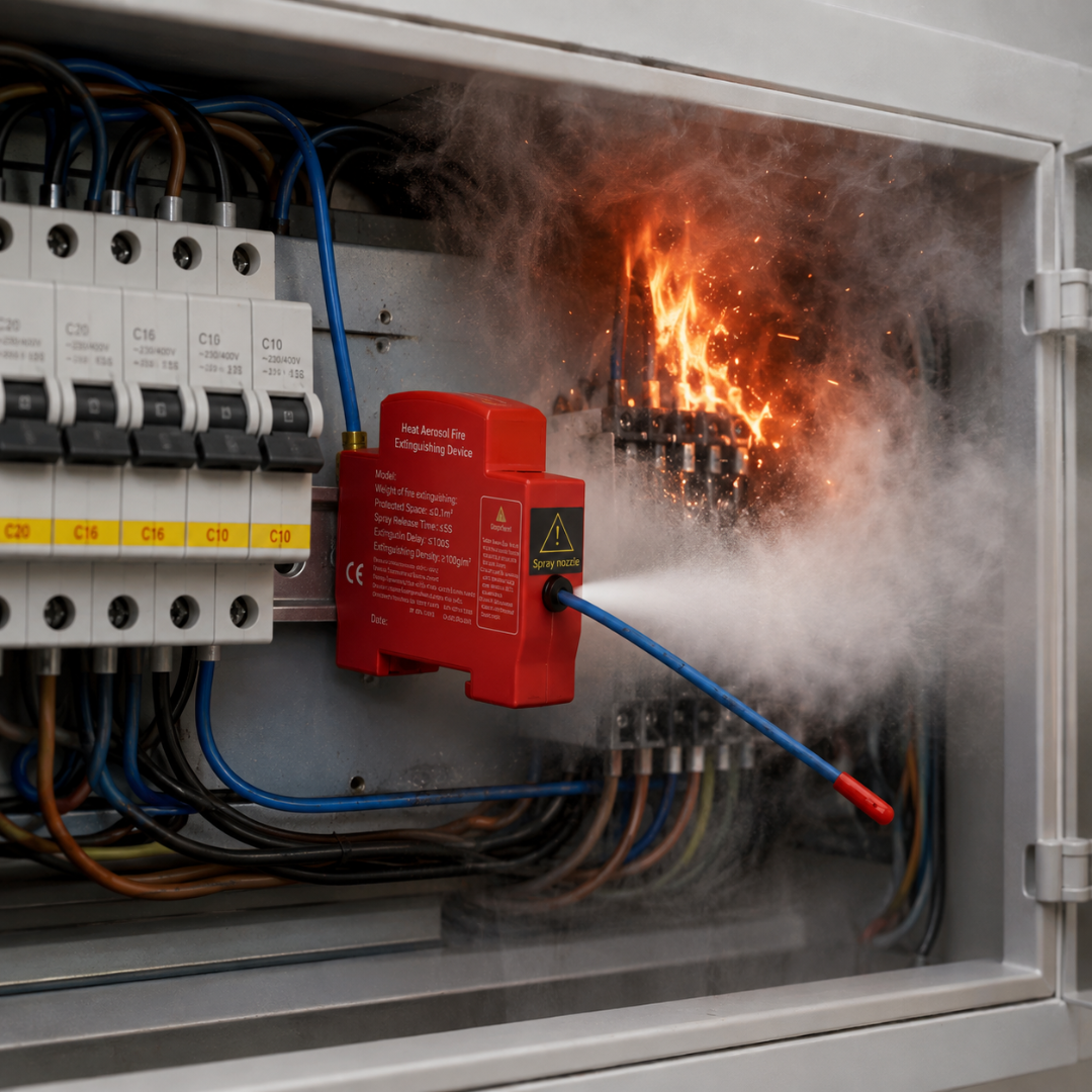 FireGuard Fire Suppression Device for Electrical Panels
