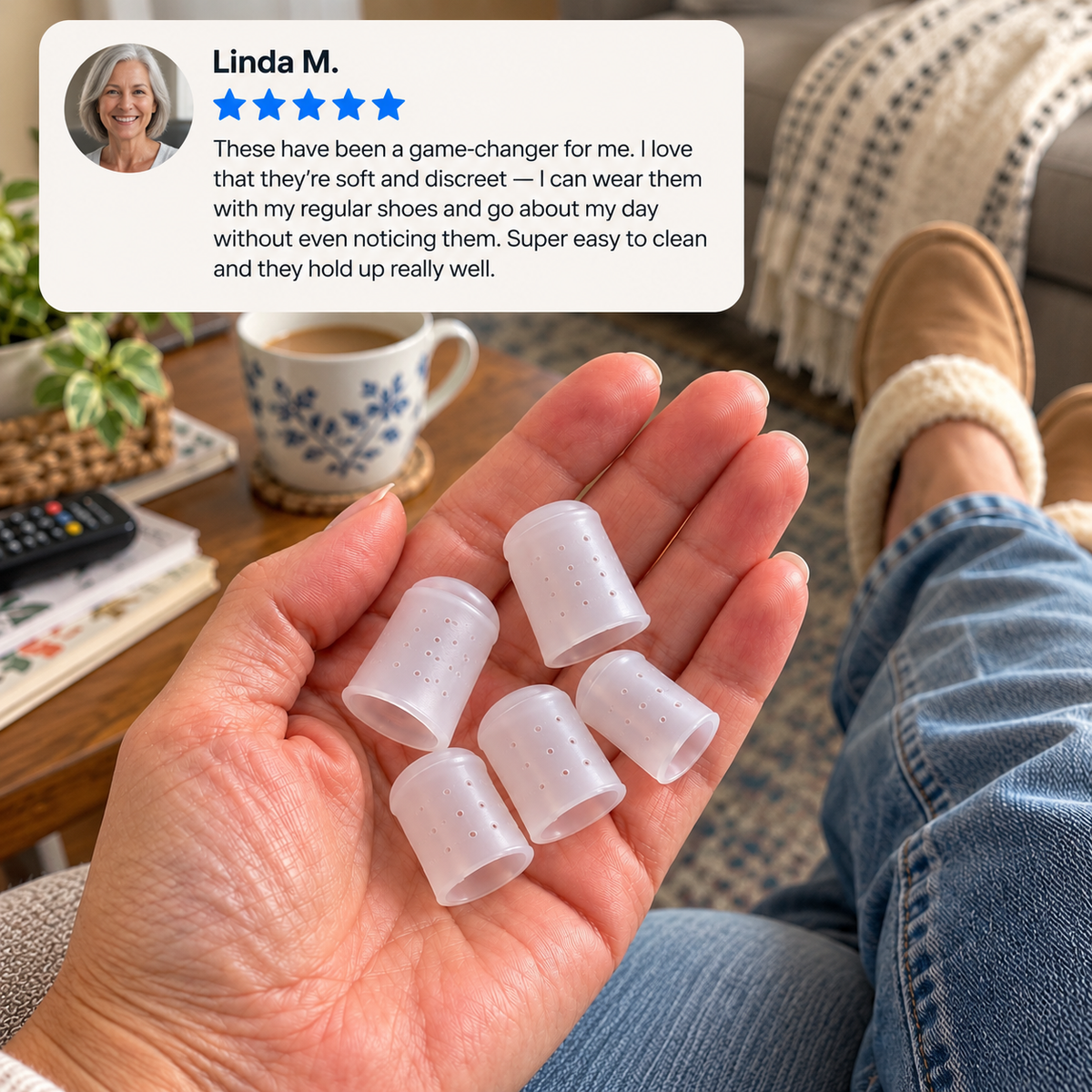 ComfortGuard™ – Gel Toe Protectors for Arthritis Toes