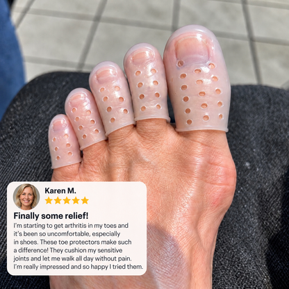 ComfortGuard™ – Gel Toe Protectors for Arthritis Toes