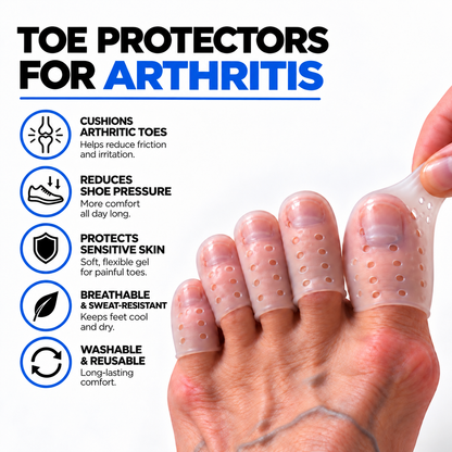 ComfortGuard™ – Gel Toe Protectors for Arthritis Toes